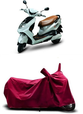 Coxtor Waterproof Two Wheeler Cover for Okinawa(Raise BS6, Maroon)