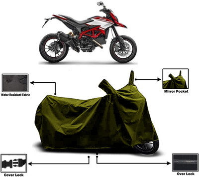 Amexride Two Wheeler Cover for Ducati(Hyperstrada, Green)