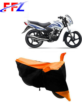 FFZ Waterproof Two Wheeler Cover for TVS(Star Sport, Black, Orange)