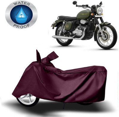 ROYAL AUTO MART Two Wheeler Cover for JAWA(42, Maroon)