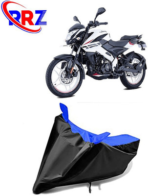 RRZ Waterproof Two Wheeler Cover for Bajaj(Pulsar NS 200, Black, Blue)