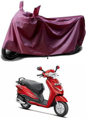 THE REAL ARV Waterproof Two Wheeler Cover for Hero(Duet, Maroon)