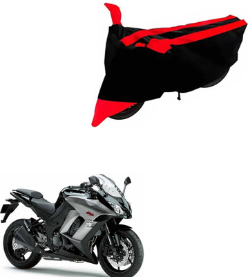 DeepShakshi AUTOMOTIVE Two Wheeler Cover for Kawasaki(Ninja 1000, Black, Red)