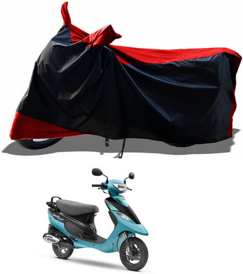 DeepShakshi AUTOMOTIVE Waterproof Two Wheeler Cover for TVS(Scooty Pep Plus BS6, Red)