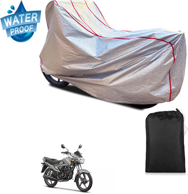PAGORA Waterproof Two Wheeler Cover for Suzuki(Hayate EP, Silver)