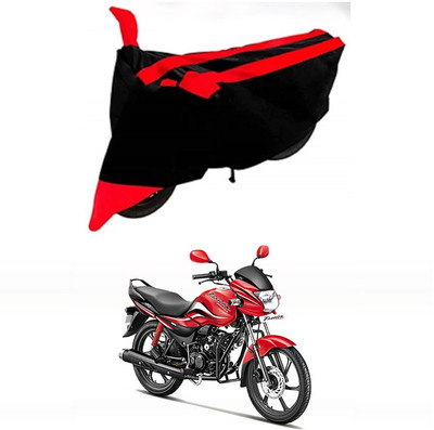 AutoGalaxy Waterproof Two Wheeler Cover for Hero(Passion, Red, Black)