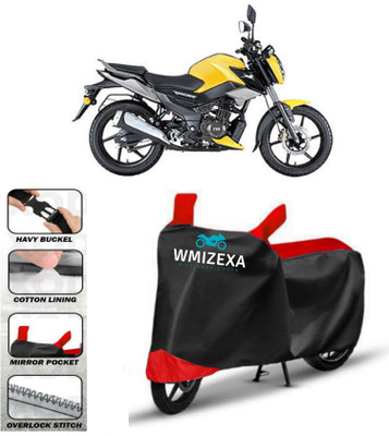 WMIZEXA Two Wheeler Cover for TVS(Red, Black)