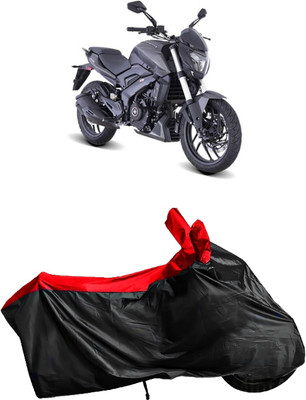 rakku Waterproof Two Wheeler Cover for Bajaj(Dominar 250, Black, Red)