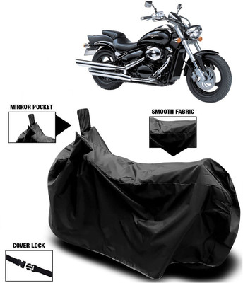 MMSSTAR Waterproof Two Wheeler Cover for Suzuki(Intruder M800, Black)