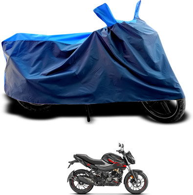 PAGORA Waterproof Two Wheeler Cover for Hero(Hunk, Black, Blue)
