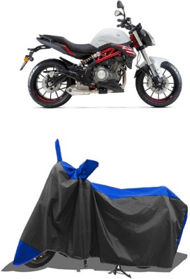 SUGASHRI Waterproof Two Wheeler Cover for Benelli(302 S, Blue, Black)