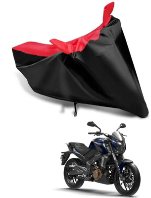 KEDIT Two Wheeler Cover for Bajaj(Dominar 400, Red, Black)