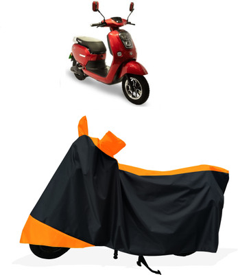 Tricway Two Wheeler Cover for Okinawa(Lite, Orange)