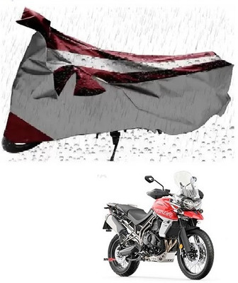 MISSION COLLECTION Waterproof Two Wheeler Cover for Triumph(Tiger 800 XCA, Silver)