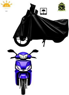 DeepShakshi AUTOMOTIVE Waterproof Two Wheeler Cover for Mahindra(Gusto, Black)