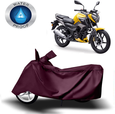 DeepShakshi AUTOMOTIVE Waterproof Two Wheeler Cover for TVS(Raider, Maroon)