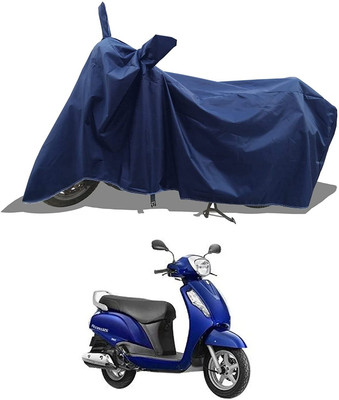 KEDIT Two Wheeler Cover for Suzuki(Access, Blue)