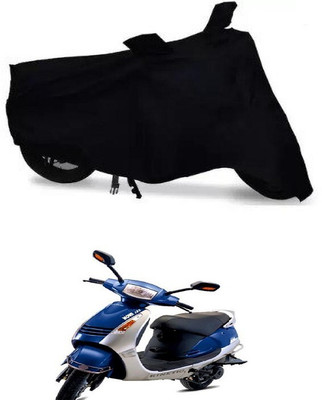 DeepShakshi AUTOMOTIVE Waterproof Two Wheeler Cover for Kinetic(Nova, Black)