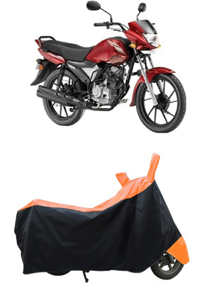 Coxtor Waterproof Two Wheeler Cover for Yamaha(Saluto RX BS6, Orange)