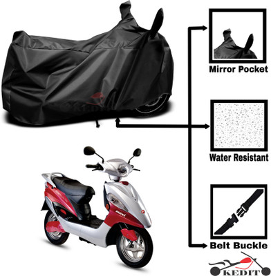 KEDIT Two Wheeler Cover for Hero(Electric Maxi, Black)