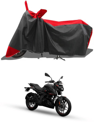 RAQTRO Two Wheeler Cover for Bajaj(Pulsar N160, Red, Black)