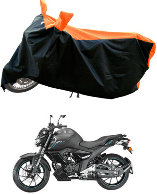 AESTRYD Two Wheeler Cover for Yamaha(FZ S V3 BS6, Orange)