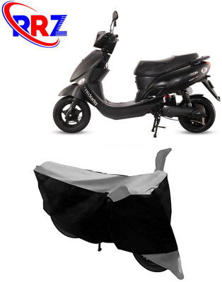 RRZ Waterproof Two Wheeler Cover for Hero(Electric Photon, Black, Grey)