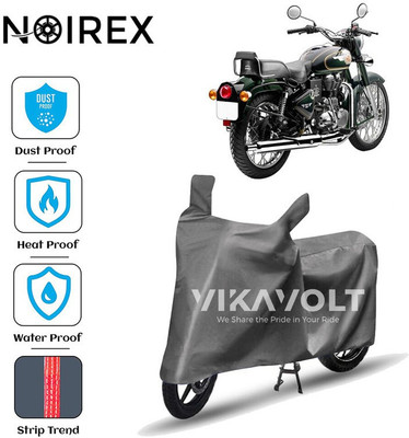 NOIREX Two Wheeler Cover for Royal Enfield(Bullet 350, Grey)