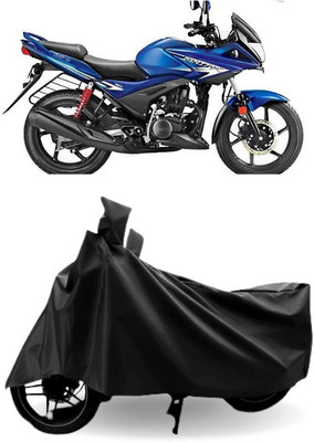 amtec Waterproof Two Wheeler Cover for Hero(Ignitor, Black)