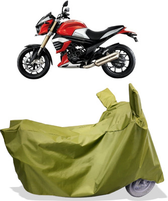 Amexride Two Wheeler Cover for Mahindra(MOJO XT 300, Maroon)