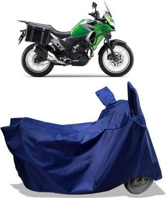 Amexride Two Wheeler Cover for Kawasaki(Versys X 300 BS6, Blue)