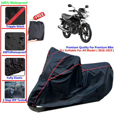 SThanaveX Waterproof Two Wheeler Cover for TVS(Sport, Black)