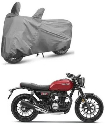 Tritika Waterproof Two Wheeler Cover for Honda(Hness CB350, Grey)