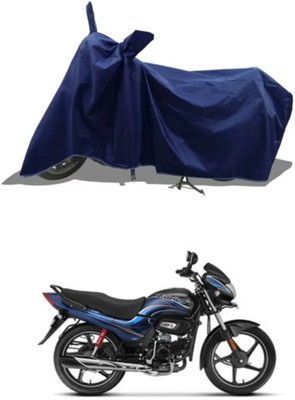 WMIZEXA Waterproof Two Wheeler Cover for Hero(Passion Plus, Blue)