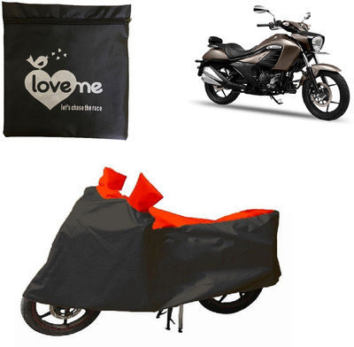 Love Me Waterproof Two Wheeler Cover for Suzuki(Intruder, Red, Black)