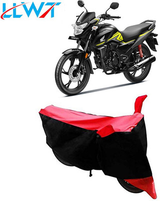 KPIND Waterproof Two Wheeler Cover for Honda(SP 125, Black, Red)