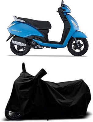 DSAMI Two Wheeler Cover for TVS(Jupiter, Black)
