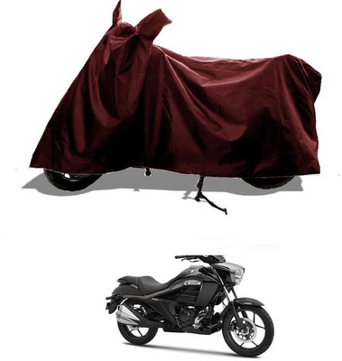 KEDIT Two Wheeler Cover for Suzuki(Intruder, Maroon)