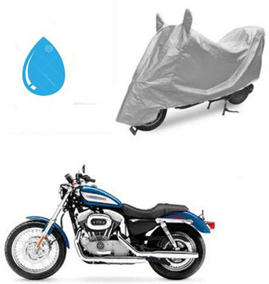 DeepShakshi AUTOMOTIVE Waterproof Two Wheeler Cover for Harley Davidson(XL 883, Silver)