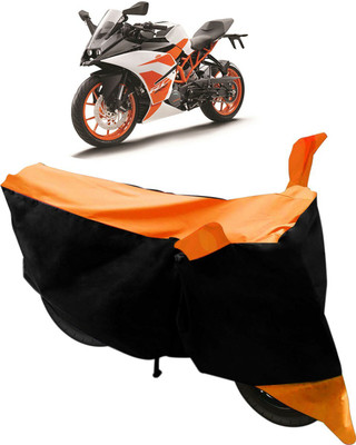 SMART BUYY Two Wheeler Cover for KTM(RC 200, Black, Orange)