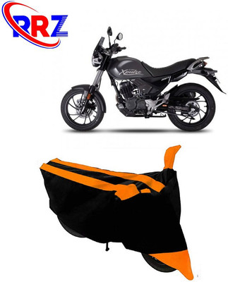 RRZ Waterproof Two Wheeler Cover for Hero(MotoCorp XPulse 200T, Black, Orange)