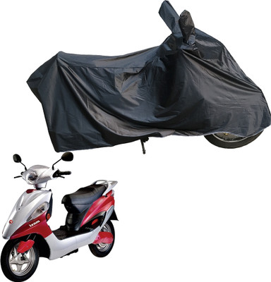 Motodreka Waterproof Two Wheeler Cover for Hero(Electric Maxi, Black)