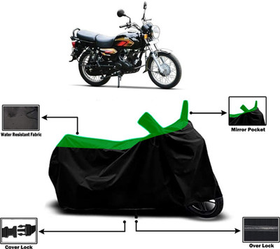 Amexride Two Wheeler Cover for TVS(Max 4R, Green)