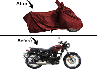 Archistylo Waterproof Two Wheeler Cover for Benelli(400NK BS6, Maroon)