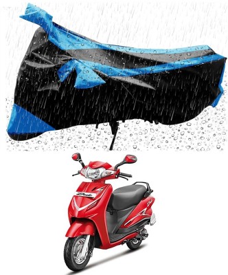 Mdstar Waterproof Two Wheeler Cover for Hero(Duet 125CC, Blue, Black)