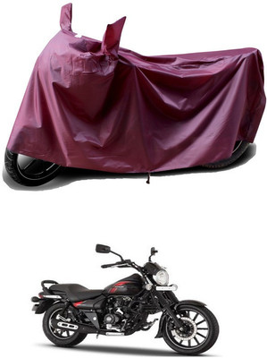 THE REAL ARV Waterproof Two Wheeler Cover for Bajaj(Avenger, Maroon)