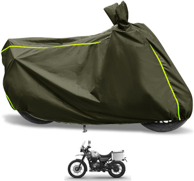 Euro Care Waterproof Two Wheeler Cover for Royal Enfield(Himalayan, Green)
