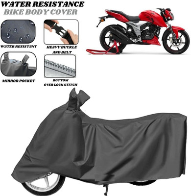 SRP PRODUCT Waterproof Two Wheeler Cover for TVS(Apache RTR 160 4V, Grey)