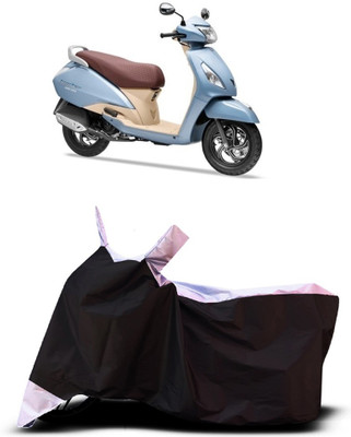 VESMEI Two Wheeler Cover for TVS(Jupiter Grande BS6, White)