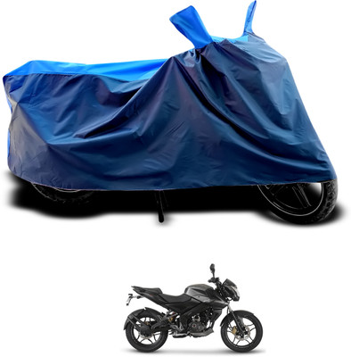 CODOKI Waterproof Two Wheeler Cover for Bajaj(Pulsar 160 NS DTS-i, Black, Blue)